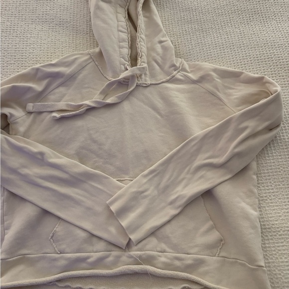 FRANK & EILEEN MELANIE Hoodie Vintage White Triple Fleece Hoodie EUC - Picture 4 of 6